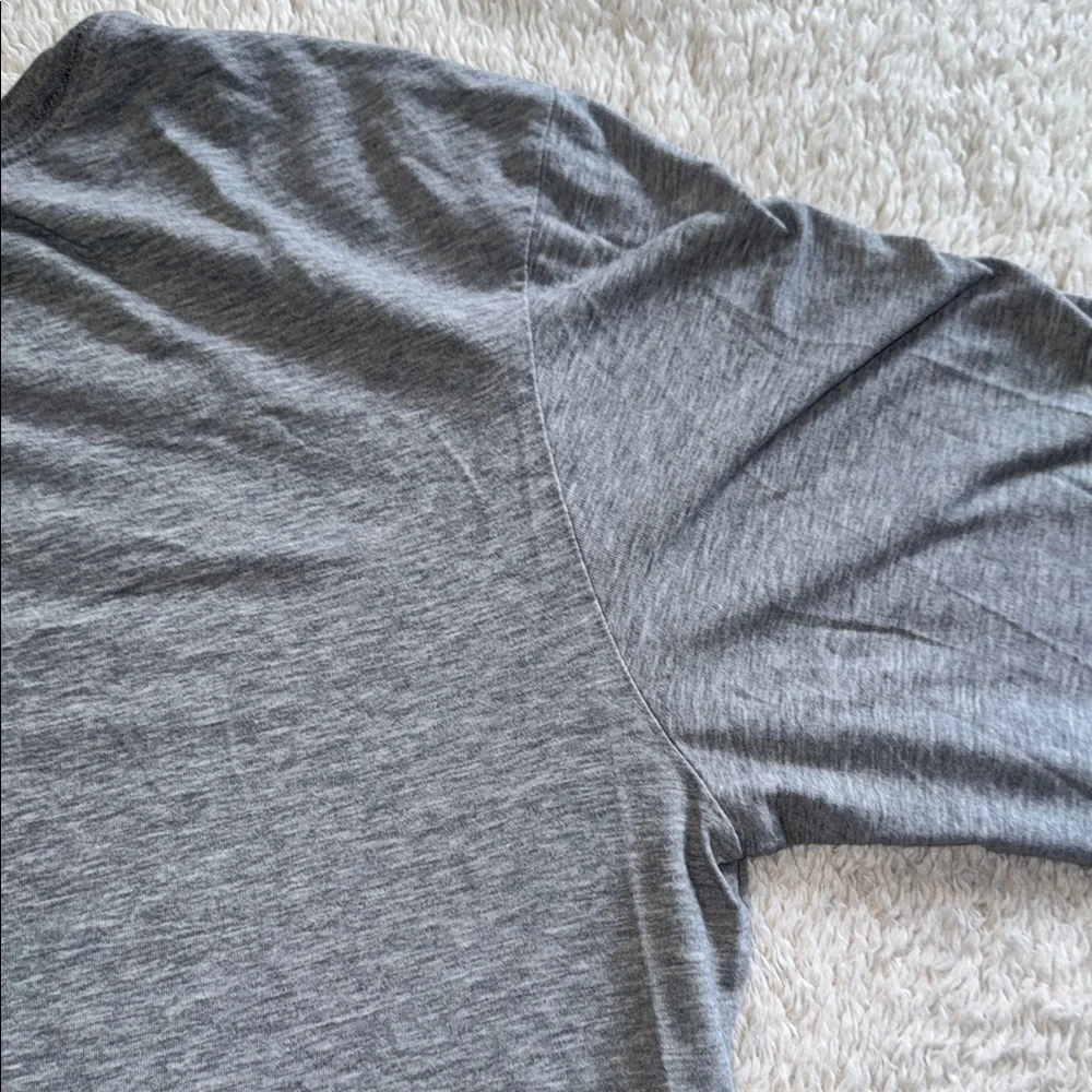 👕 EUC Nike Air Jordan Dri-FIT Long Sleeve Shirt – Gray, Size Large